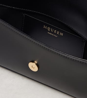 Skull Flower leather shoulder bag | McQueen