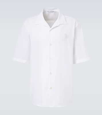 Embroidered cotton poplin shirt | Acne Studios