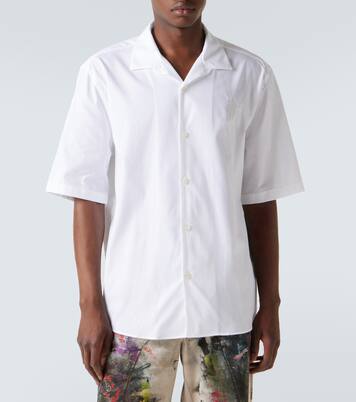 Embroidered cotton poplin shirt | Acne Studios