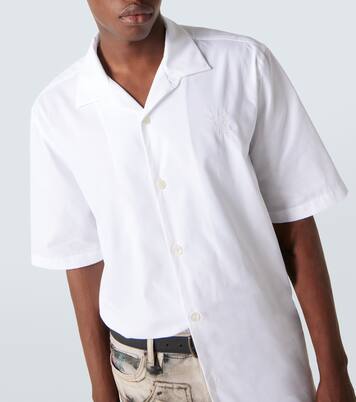 Embroidered cotton poplin shirt | Acne Studios