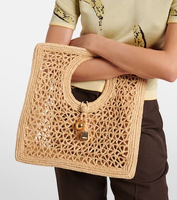 Spiaggia Small raffia tote bag | Jacquemus
