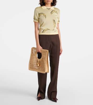 Spiaggia Small raffia tote bag | Jacquemus