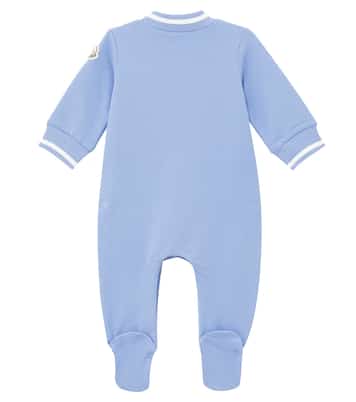 Baby cotton-blend jersey onesie | Moncler Enfant