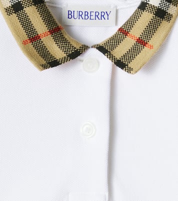 Baby Burberry Check cotton polo dress | Burberry Kids