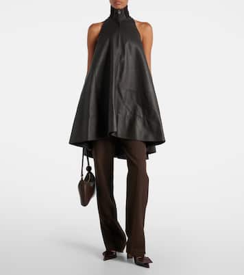 Minikleid Triangle aus Leder | Jacquemus
