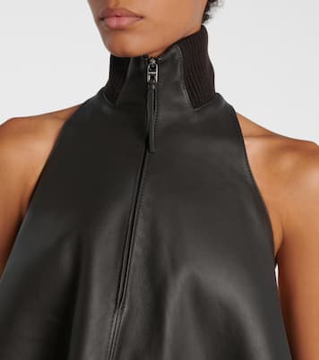 Minikleid Triangle aus Leder | Jacquemus