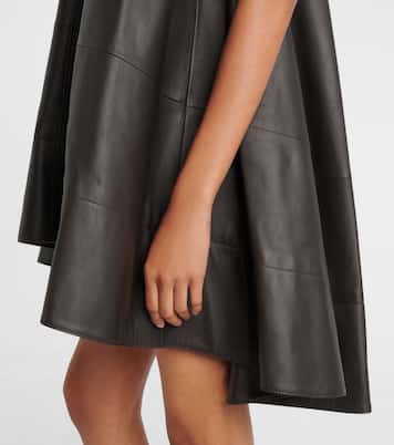 Minikleid Triangle aus Leder | Jacquemus