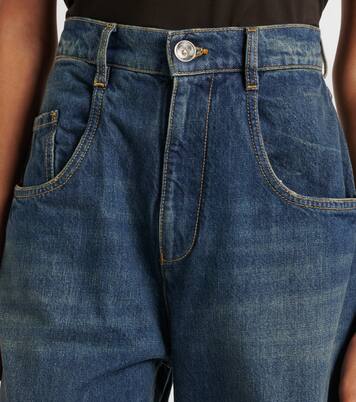 Distressed barrel-leg jeans | Maison Margiela