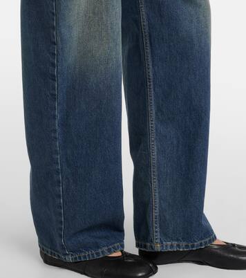 Distressed barrel-leg jeans | Maison Margiela