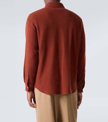 Cashmere shirt with sunstone | God's True Cashmere
