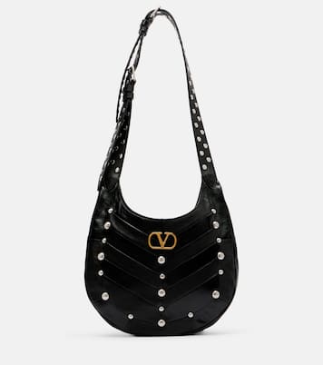 Medium studded leather shoulder bag | Valentino Garavani