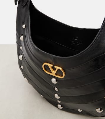 Medium studded leather shoulder bag | Valentino Garavani