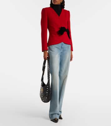 Medium studded leather shoulder bag | Valentino Garavani