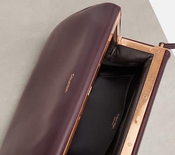 Tina Medium leather shoulder bag | Calvin Klein Collection