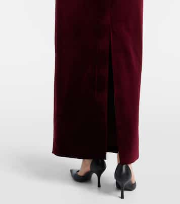 Maxikleid Marilyn aus Samt | Leo Lin