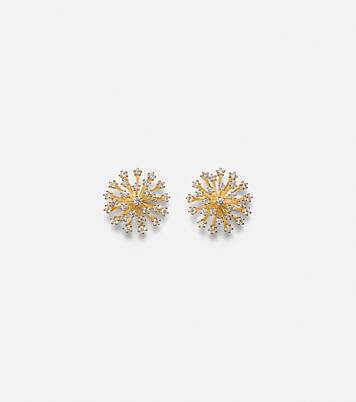 Boucles d’oreilles Burst Large en or 14 ct et diamants | Sydney Evan