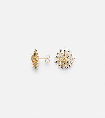 Boucles d’oreilles Burst Large en or 14 ct et diamants | Sydney Evan