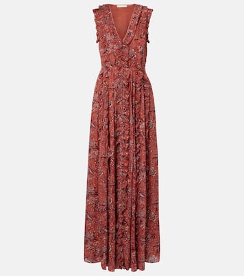 Aida ruffled silk-blend chiffon maxi dress | Ulla Johnson