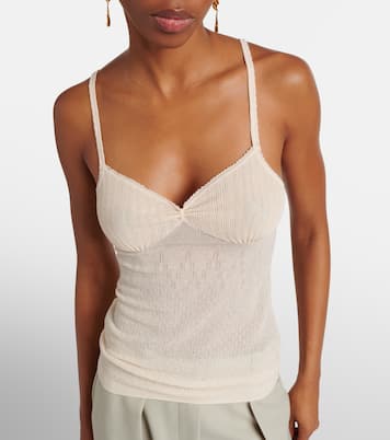 Cami cotton-blend top | Victoria Beckham