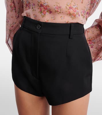 Virgin wool gabardine micro shorts | Dolce&Gabbana