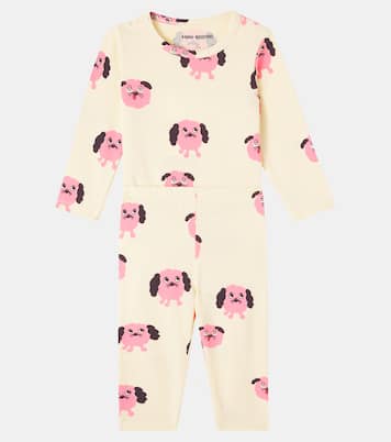 Baby printed bodysuit and pants set | Mini Rodini