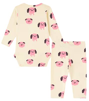 Baby printed bodysuit and pants set | Mini Rodini