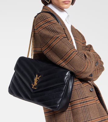 Loulou Large leather shoulder bag | Saint Laurent