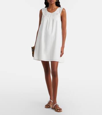 Salma embroidered cotton minidress | Posse