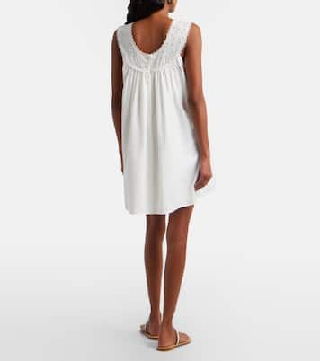 Salma embroidered cotton minidress | Posse