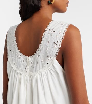Salma embroidered cotton minidress | Posse