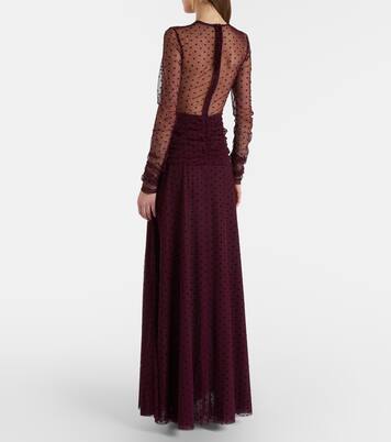 Barbera point d'esprit tulle gown | Rebecca Vallance