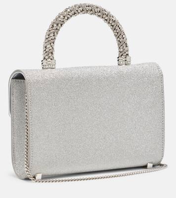 Jewel Efflorescence Mini glitter tote bag | Roger Vivier