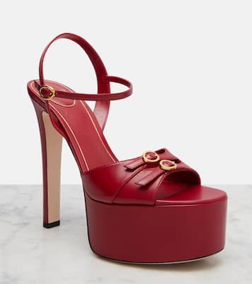 Plateausandalen Crasher 145 aus Leder | Valentino Garavani