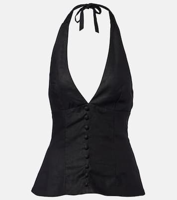 Gilet Marie in lino | Faithfull