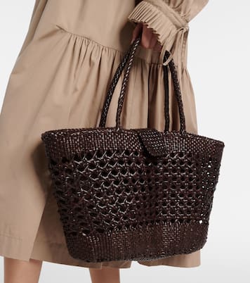 X Dragon Diffusion Tote Bag Lucine aus Leder | Rixo