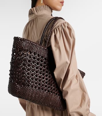 X Dragon Diffusion Tote Bag Lucine aus Leder | Rixo