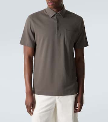 Cotton piqué polo shirt | Zegna