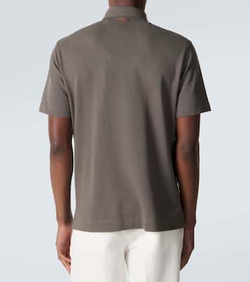 Cotton piqué polo shirt | Zegna