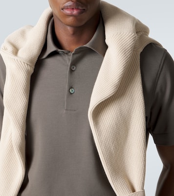 Cotton piqué polo shirt | Zegna