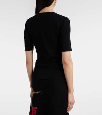 Floral jacquard top | Erdem