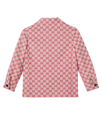 GG cotton-blend canvas jacket | Gucci Kids