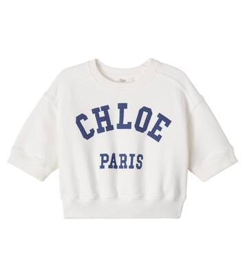 Logo cotton jersey T-shirt | Chloé Kids