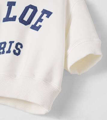 Logo cotton jersey T-shirt | Chloé Kids