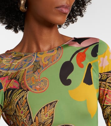 Paisley draped gown | Etro