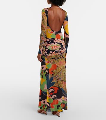 Paisley draped gown | Etro