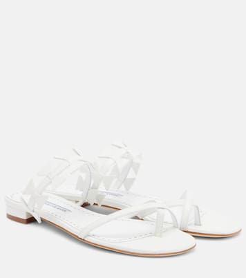 Maura leather thong sandals | Manolo Blahnik