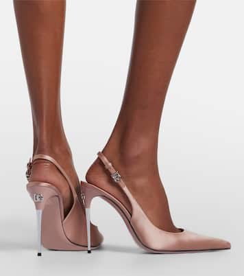 Pumps slingback DG in raso | Dolce&Gabbana