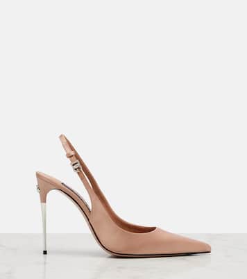 Pumps slingback DG in raso | Dolce&Gabbana