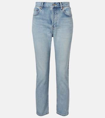 '90s cropped slim jeans | Saint Laurent