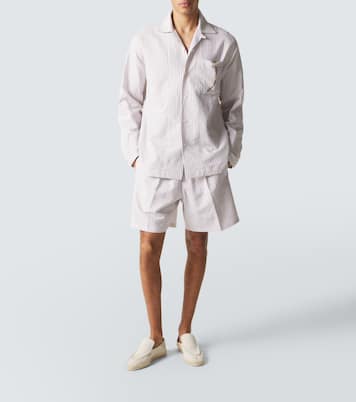 Shorts Julian aus Baumwolle und Seide | Umit Benan